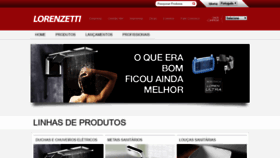 What Lorenzetti.com.br website looked like in 2018 (5 years ago)