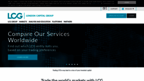 What Londoncapitalgroup.com website looked like in 2018 (5 years ago)