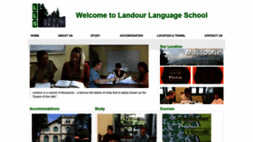 What Landourlanguageschool.com website looked like in 2018 (5 years ago)