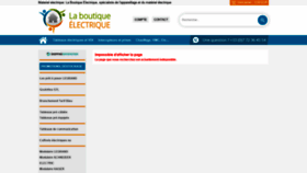 What La-boutique-electrique.com website looked like in 2018 (5 years ago)