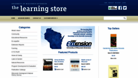 What Learningstore.uwex.edu website looked like in 2018 (5 years ago)