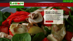 What Lettucerestaurant.com website looked like in 2018 (5 years ago)