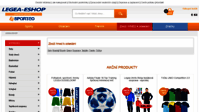 What Legea-eshop.cz website looked like in 2018 (5 years ago)
