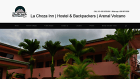 What Lachozainnhostel.com website looked like in 2018 (5 years ago)