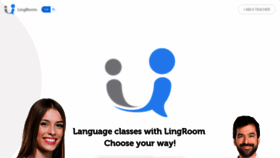 What Lingroom.pl website looked like in 2018 (5 years ago)