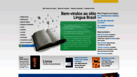 What Linguabrasil.com.br website looked like in 2018 (5 years ago)