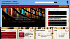 What Library.knust.edu.gh website looked like in 2018 (5 years ago)