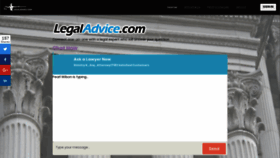 What Legaladvice.com website looked like in 2018 (5 years ago)