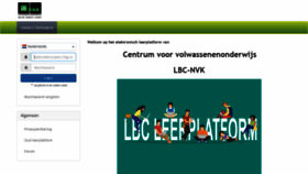 What Lbcleerplatform.be website looked like in 2018 (5 years ago)