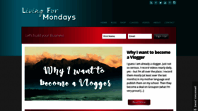What Livingformondays.com website looked like in 2018 (5 years ago)