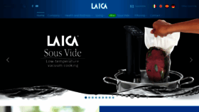 What Laica.com website looked like in 2018 (5 years ago)