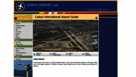 What Lisbon-airport.com website looked like in 2018 (5 years ago)