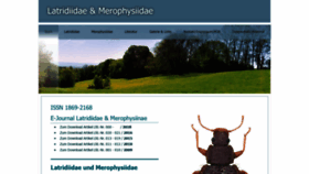 What Latridiidae.de website looked like in 2018 (5 years ago)