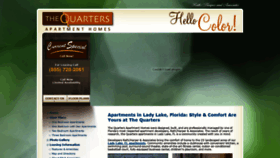 What Liveatthequarters.com website looked like in 2018 (5 years ago)