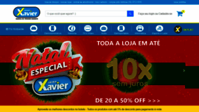 What Lojasxavier.com.br website looked like in 2018 (5 years ago)