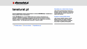 What Lanatural.pl website looked like in 2018 (5 years ago)