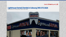 What Lighthousedental.ca website looked like in 2018 (5 years ago)