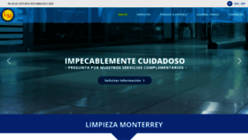 What Limpiezamonterrey.com website looked like in 2018 (5 years ago)
