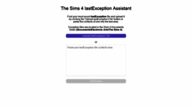 What Lastexception.com website looked like in 2018 (5 years ago)