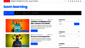 What Lcomlearning.com website looked like in 2018 (5 years ago)