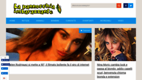 What Lapannocchiaimbarazzante.com website looked like in 2018 (5 years ago)