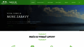 What Liptov.sk website looked like in 2018 (5 years ago)
