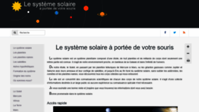 What Le-systeme-solaire.net website looked like in 2018 (5 years ago)