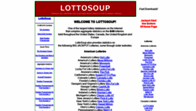 What Lottosoup.com website looked like in 2018 (5 years ago)