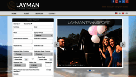 What Layman-transport.com website looked like in 2018 (5 years ago)