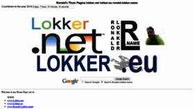 What Lokker.net website looked like in 2018 (5 years ago)