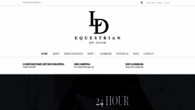 What Ld-equestrian.co.uk website looked like in 2018 (5 years ago)