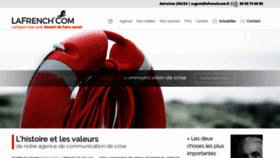 What Lafrenchcom.fr website looked like in 2018 (5 years ago)