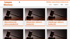 What Lawyers-directory.org website looked like in 2018 (5 years ago)