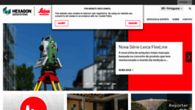 What Leica-geosystems.com.br website looked like in 2018 (5 years ago)