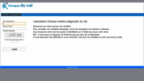 What Laboratoire.cliniqueduval.org website looked like in 2018 (5 years ago)