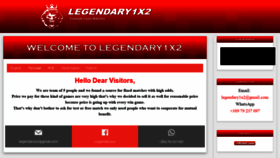 What Legendary1x2.com website looked like in 2018 (5 years ago)