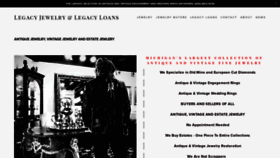 What Legacyestatejewelry.com website looked like in 2018 (5 years ago)