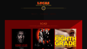 What Lucastheatre.com website looked like in 2018 (5 years ago)