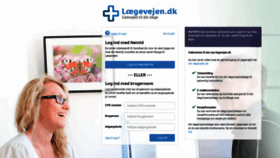 What Laegevejen.dk website looked like in 2018 (5 years ago)