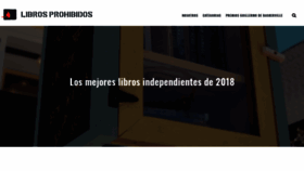 What Libros-prohibidos.com website looked like in 2018 (5 years ago)