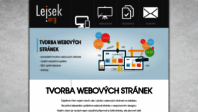 What Lejsek.org website looked like in 2019 (5 years ago)
