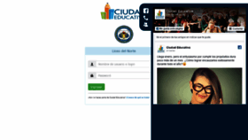 What Liceonorte.ciudadeducativa.com website looked like in 2019 (5 years ago)