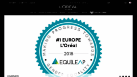 What Loreal.co.kr website looked like in 2019 (5 years ago)