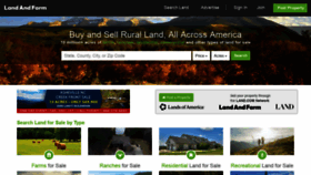 What Landandfarm.com website looked like in 2019 (5 years ago)