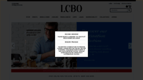 What Lcbo.com website looked like in 2019 (5 years ago)