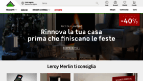 What Leroymerlin.it website looked like in 2019 (5 years ago)