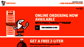 What Littlecaesars.com website looked like in 2019 (5 years ago)