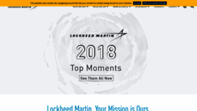 What Lockheedmartin.com website looked like in 2019 (5 years ago)