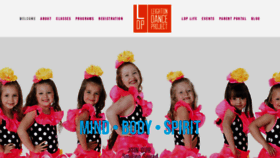 What Leightondanceproject.com website looked like in 2019 (5 years ago)
