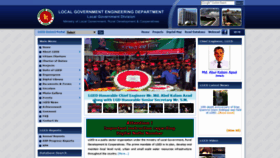 What Lged.gov.bd website looked like in 2019 (5 years ago)